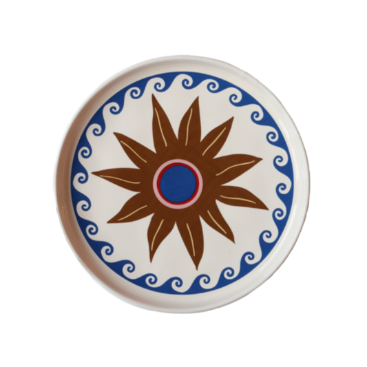 Keramisch bordje van All the Luck in the World, diameter 14,7 cm, perfect voor kleine hapjes of als decoratief accent in huis