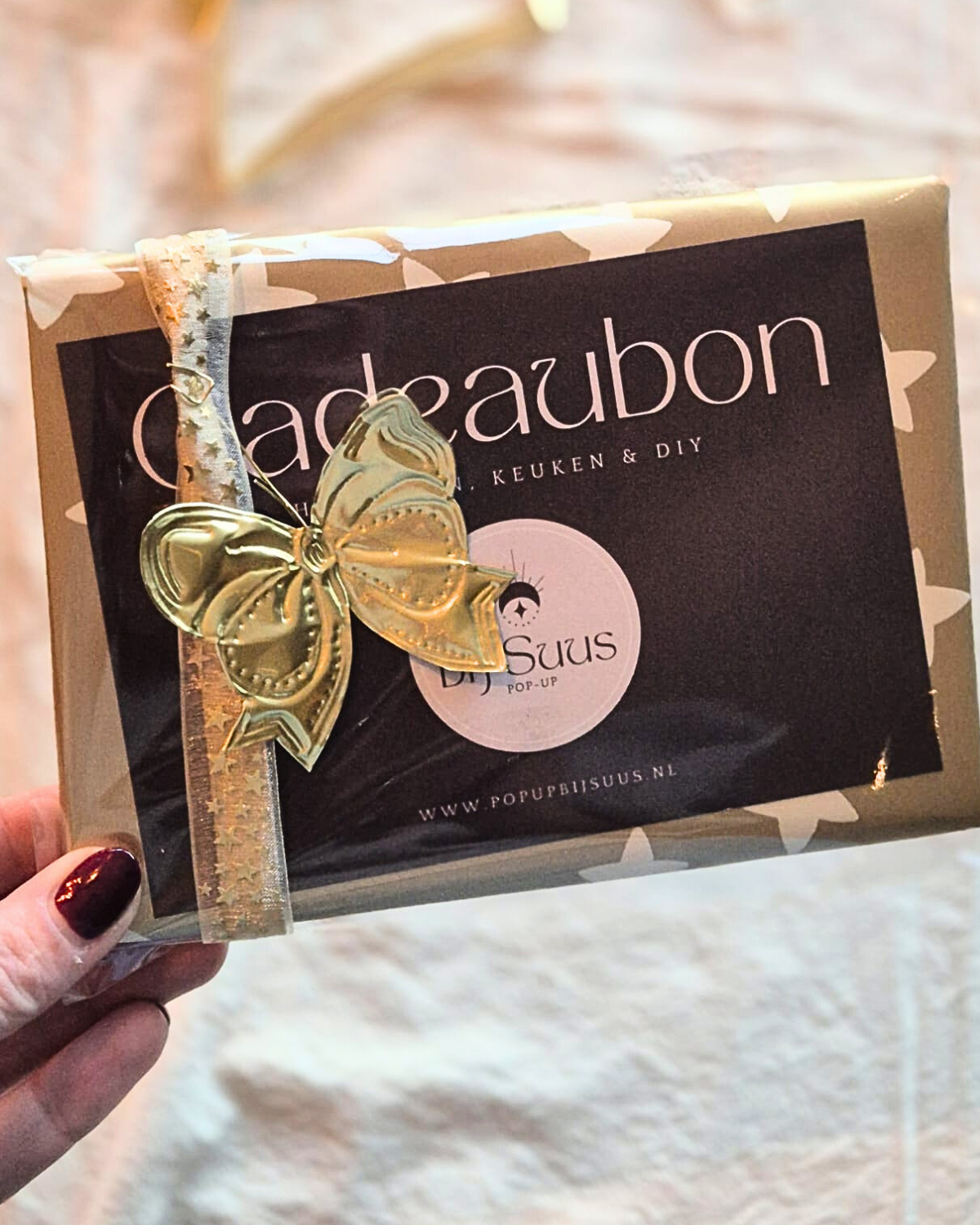 Cadeaubon Bij Suus Conceptstore perfect cadeau voor vrouwen