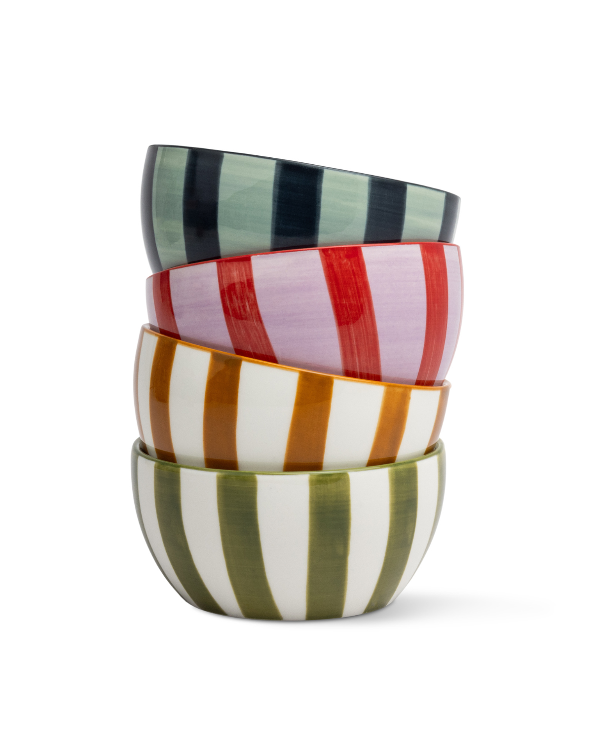 Bella dipping bowls | set van 2 (olive & blue)