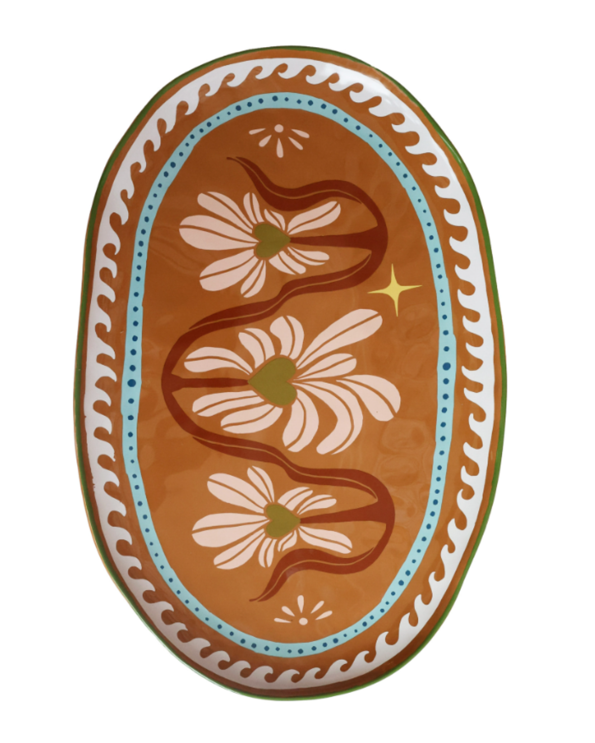 Grote Ovale Schaal met Hartjes – All The Luck In The World