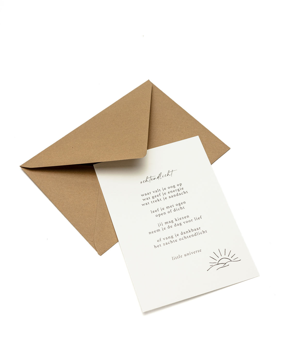 Kaart 'ochtendlicht'