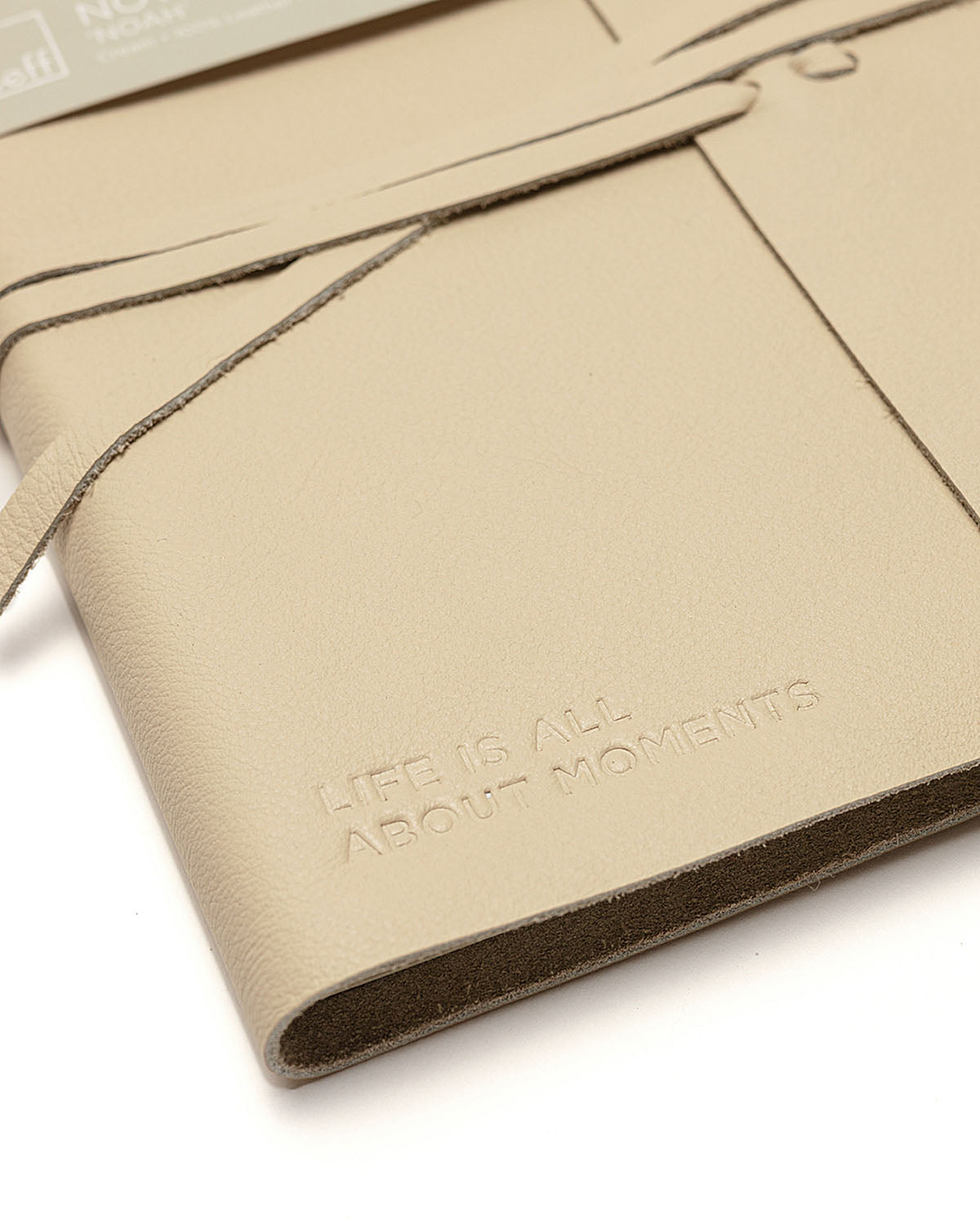 Leren notitieboek Noah 'Leeff' Creme A5