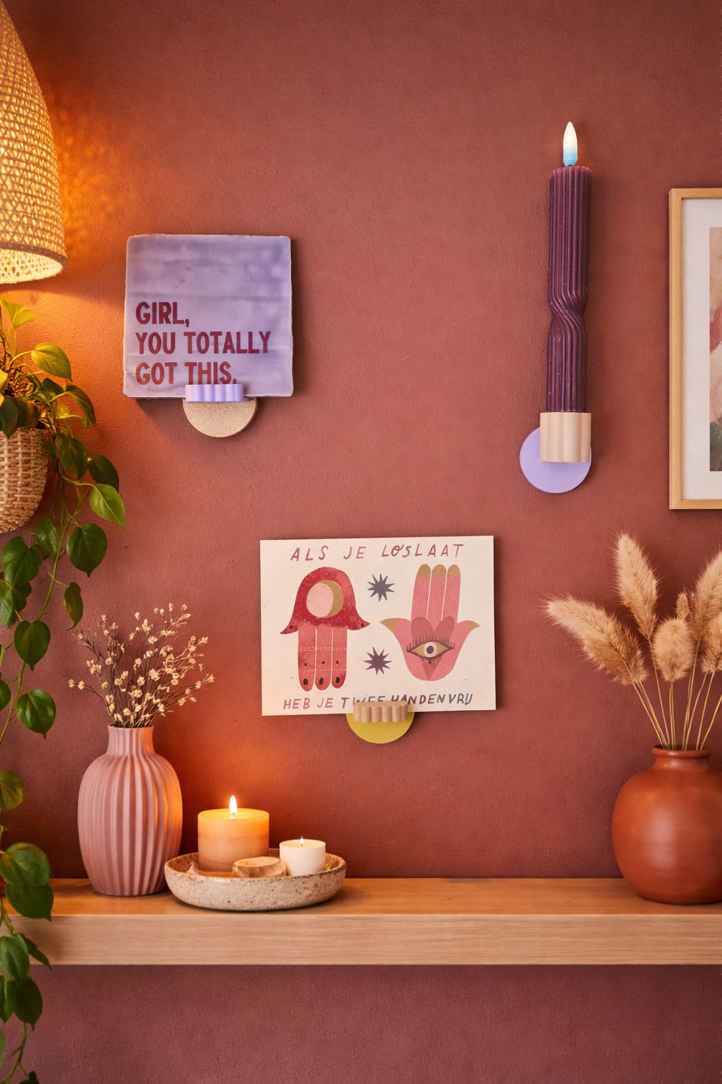 Wanddecoratie basishouder Muuss Joeff galerijwand