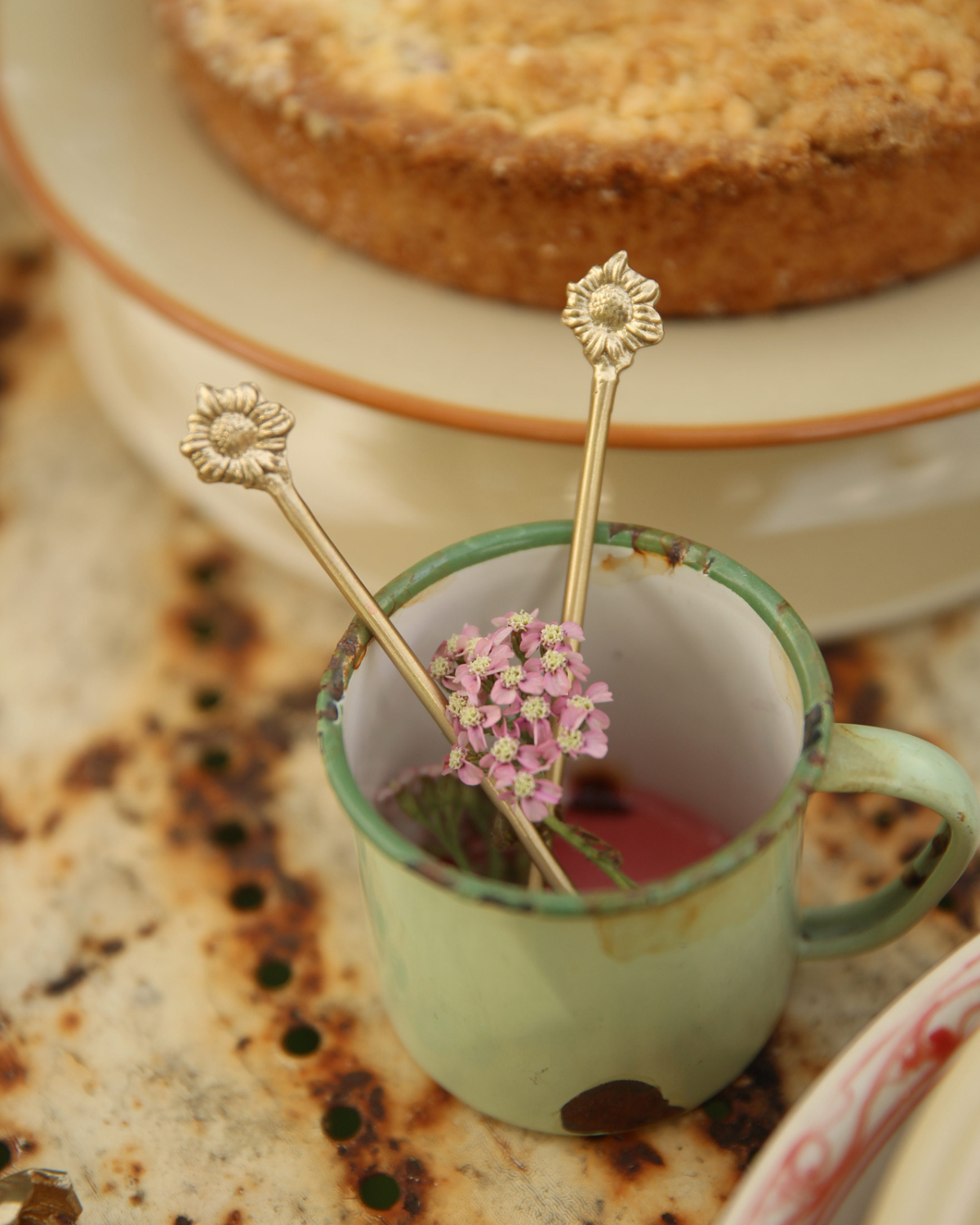 Sunny sunflower theelepels (2 stuks) - Doing Goods