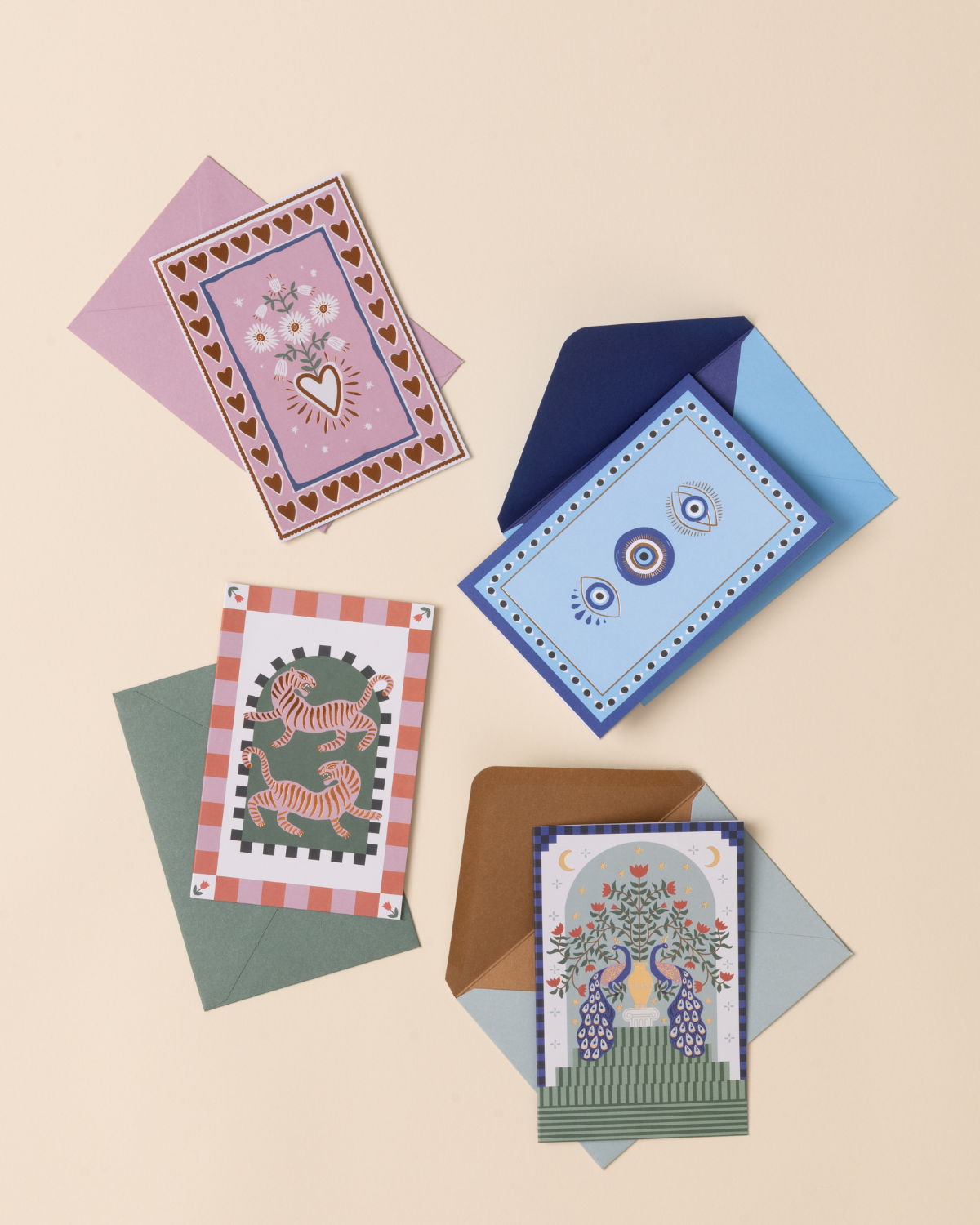 Kaartenset - 16 notecards & enveloppen