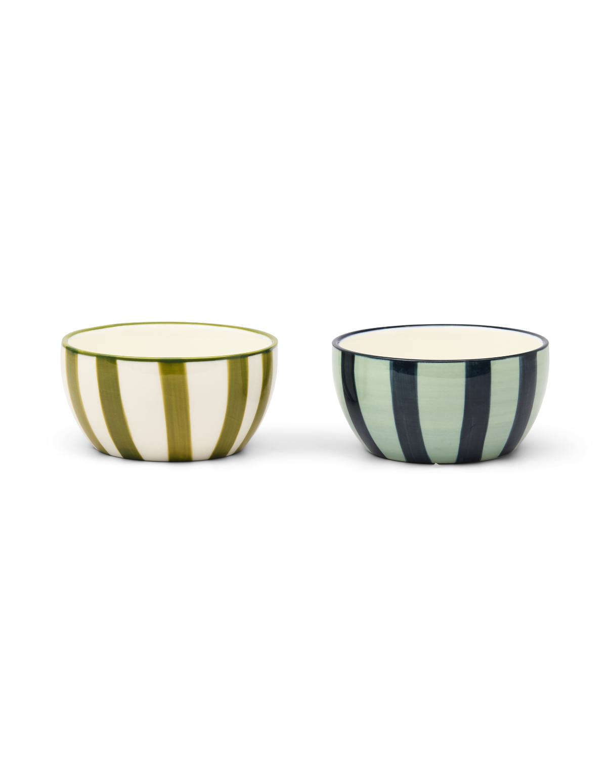 Bella dipping bowls | set van 2 (olive & blue)
