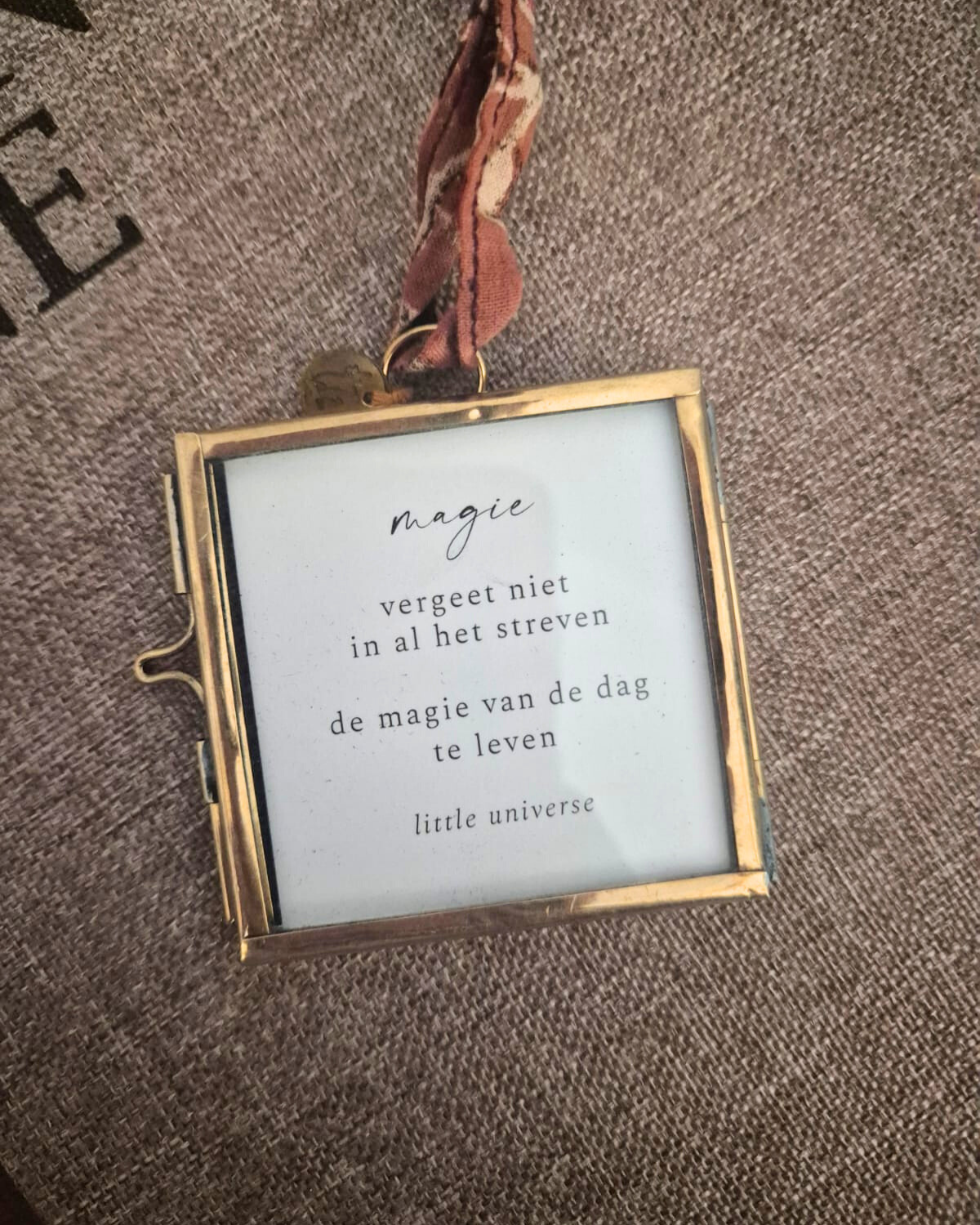 Doing Goods hanglijstje met gedichtje | Cadeau | Bij Suus