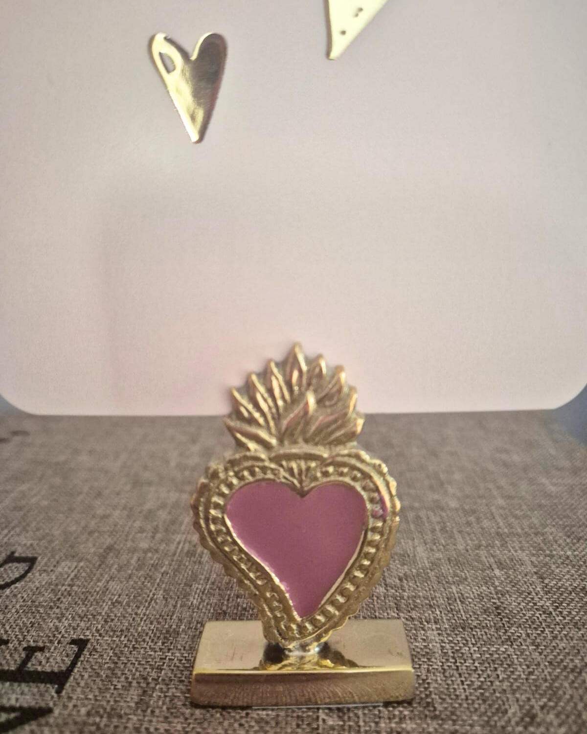 Kaarthouder hart Handgemaakt | All the Luck in the World