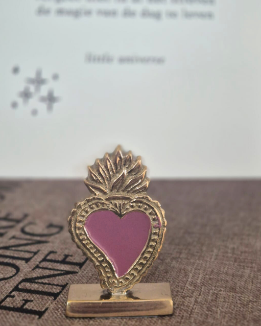 All the Luck in the World kaartenhouder hart | Cadeau | Bij Suus