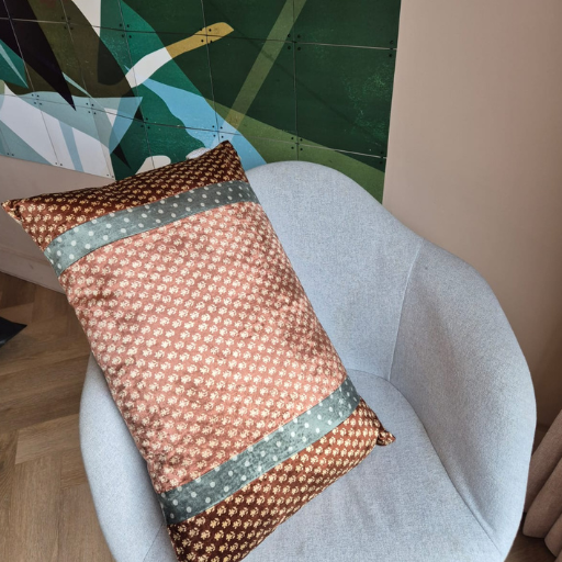 Fluwelen Patchwork Kussen