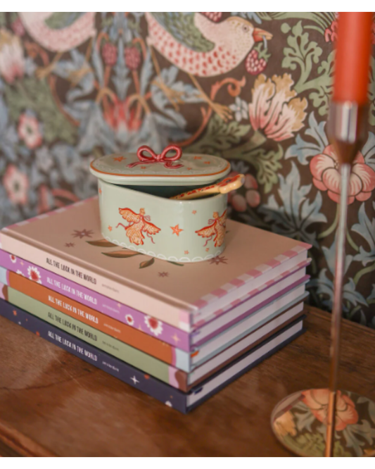 Potje vogel met strik | All the Luck in the World