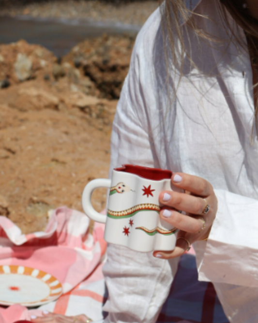 Mok met Slangen | All The Luck In The World | Keramische mok (kopie)