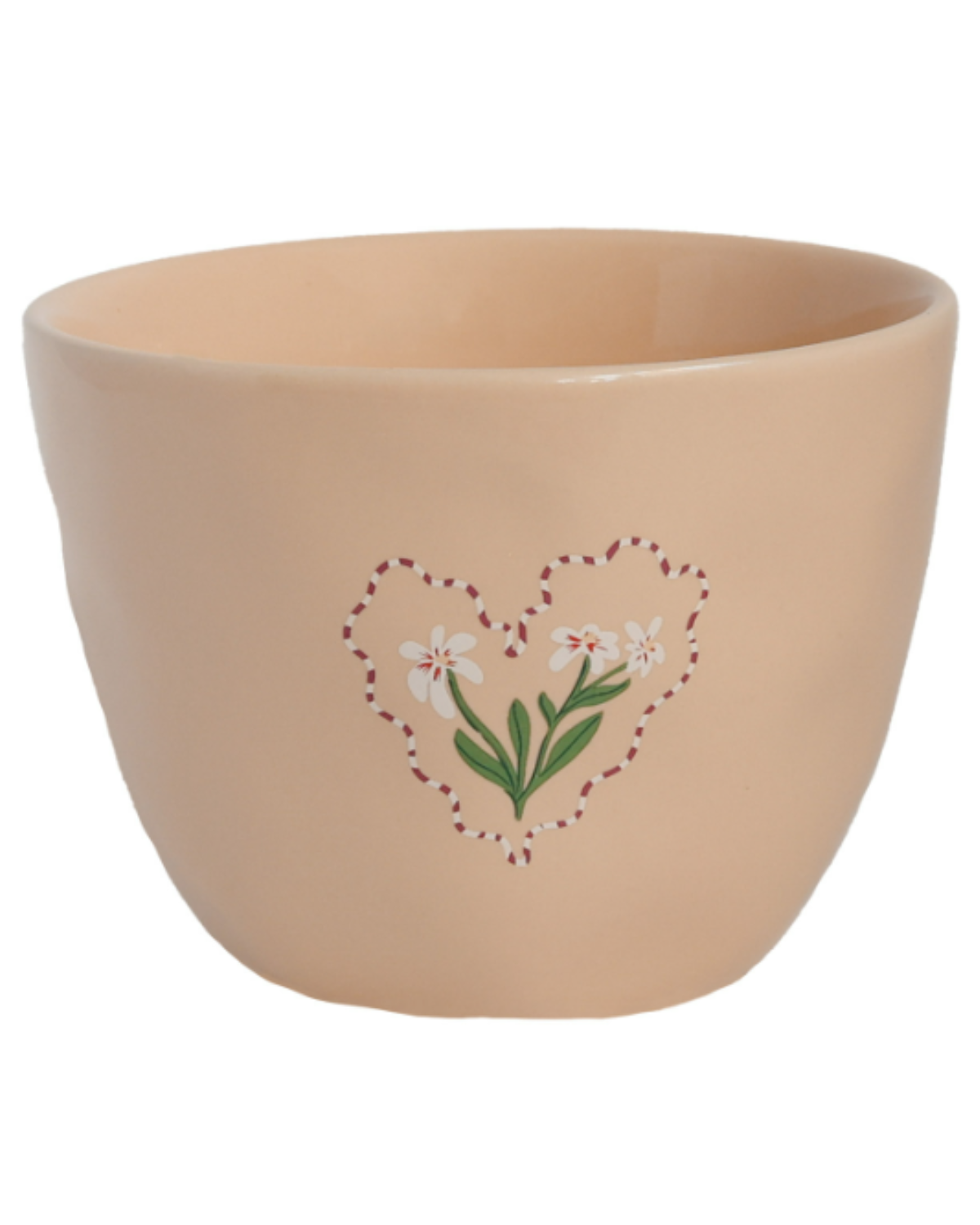 Zandkleurig Mok Hart – All the Luck in the World