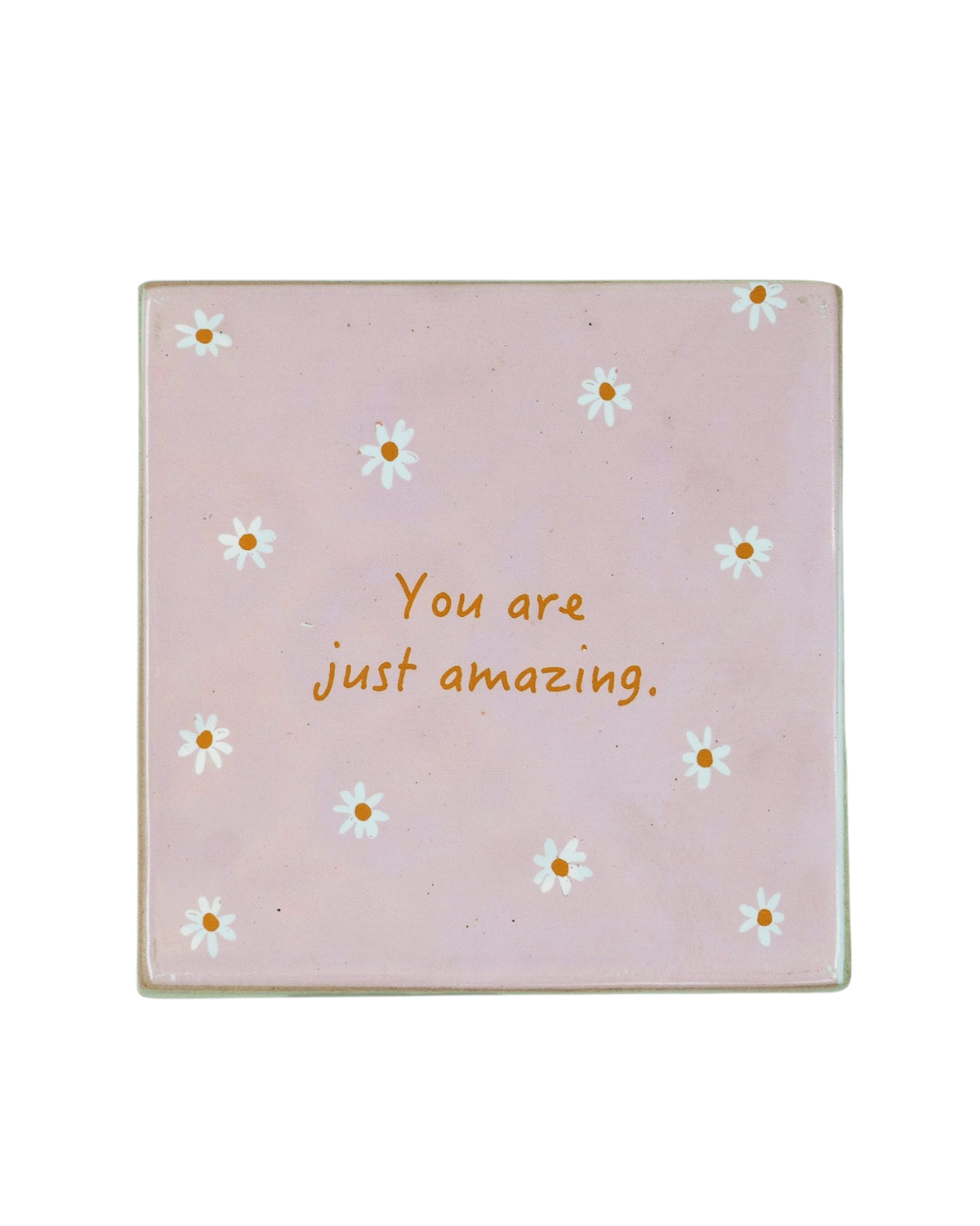 And Nook Tegeltje Keramiek – Madeliefjes & Compliment