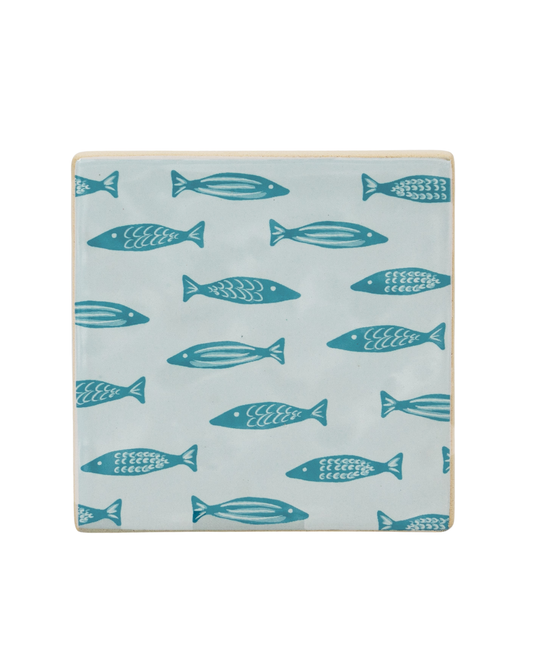 And Nook Tegeltje Keramiek – Ocean Fisch Woonaccessoire