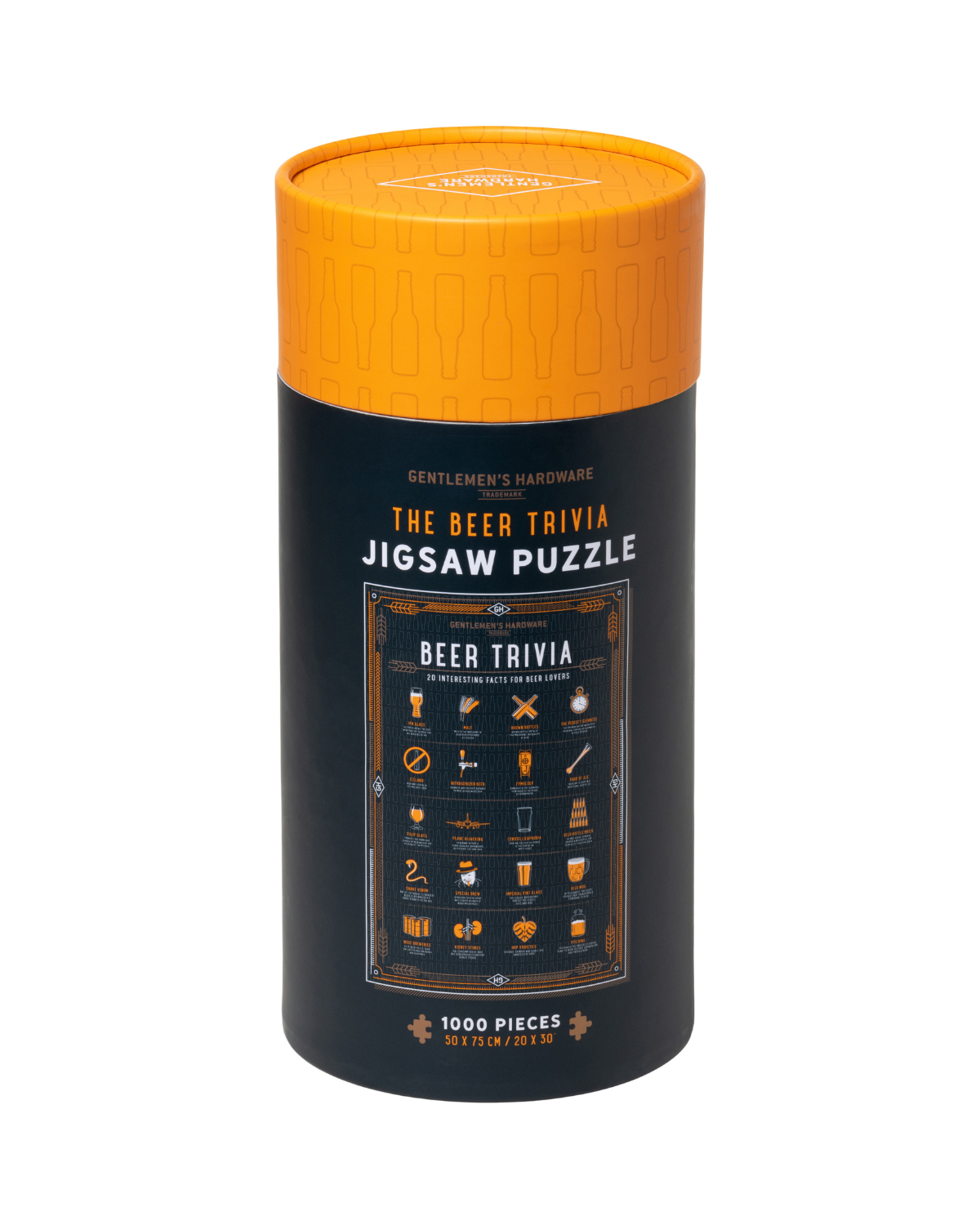 Unieke puzzel met biertrivia thema, ideaal voor solo of groep en leuk voor bierliefhebbers.