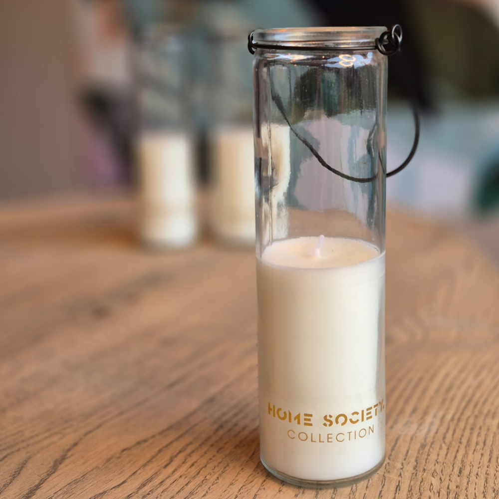Kaars in glas van home society, ook mooi als cadeau