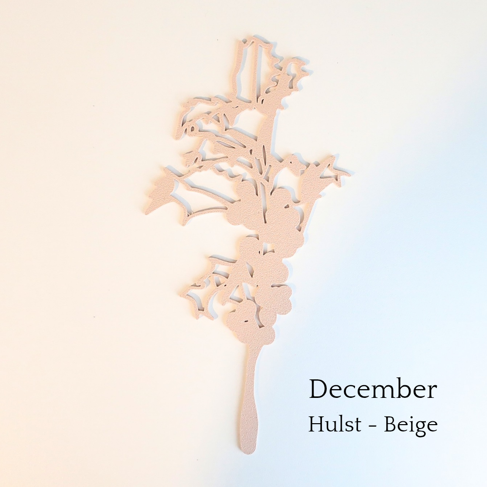 Levensbloem Hulst in het beige van Muuss-Joeff