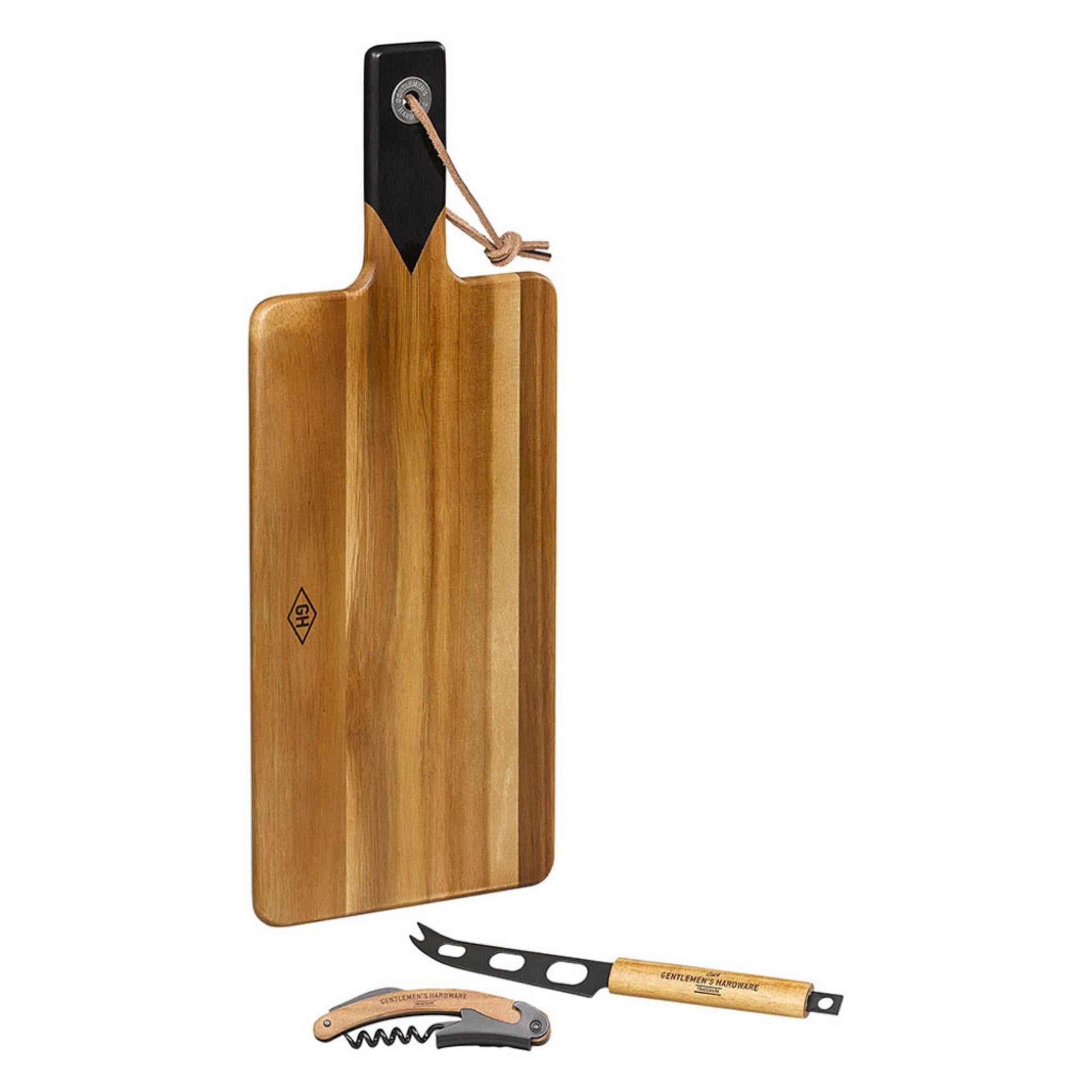 Elegante set met gegraveerd logo, ideaal voor borrels, diners of als origineel cadeau voor vrienden en familie.