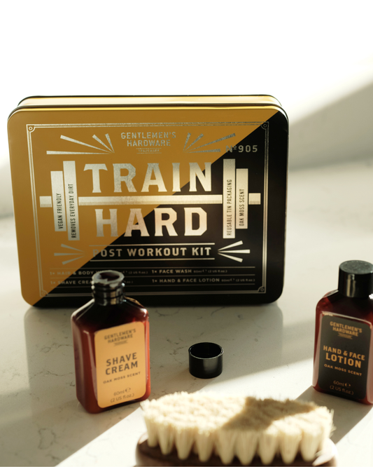 Luxe reisset verzorgingsproducten cadeau voor mannen