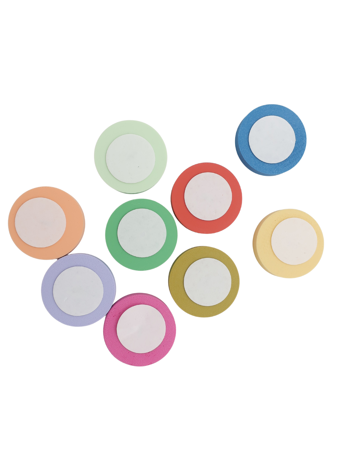 MUUSS basishouder kleurenoverzicht – modulair wandhouder voor kaarten en prints zonder boren