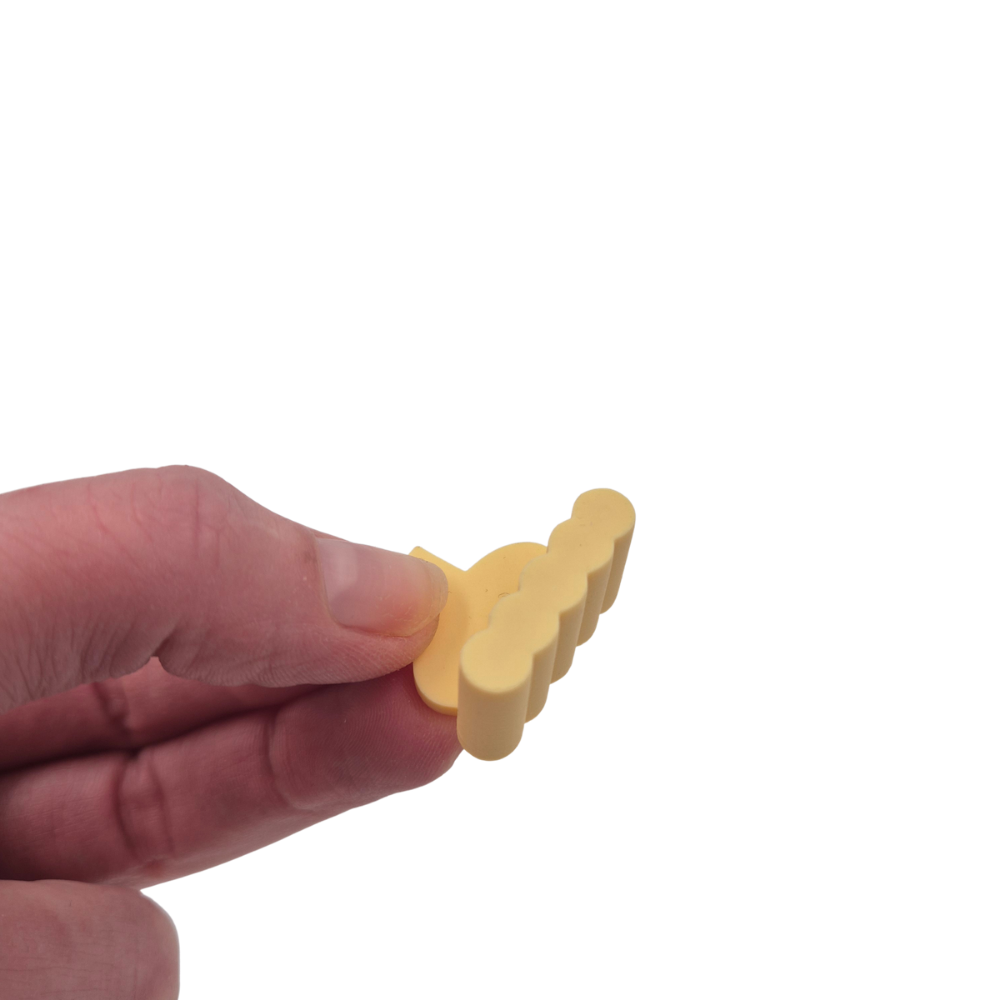 Pastelgeel MUUSS handdoekhaakje zonder boren Joeff
