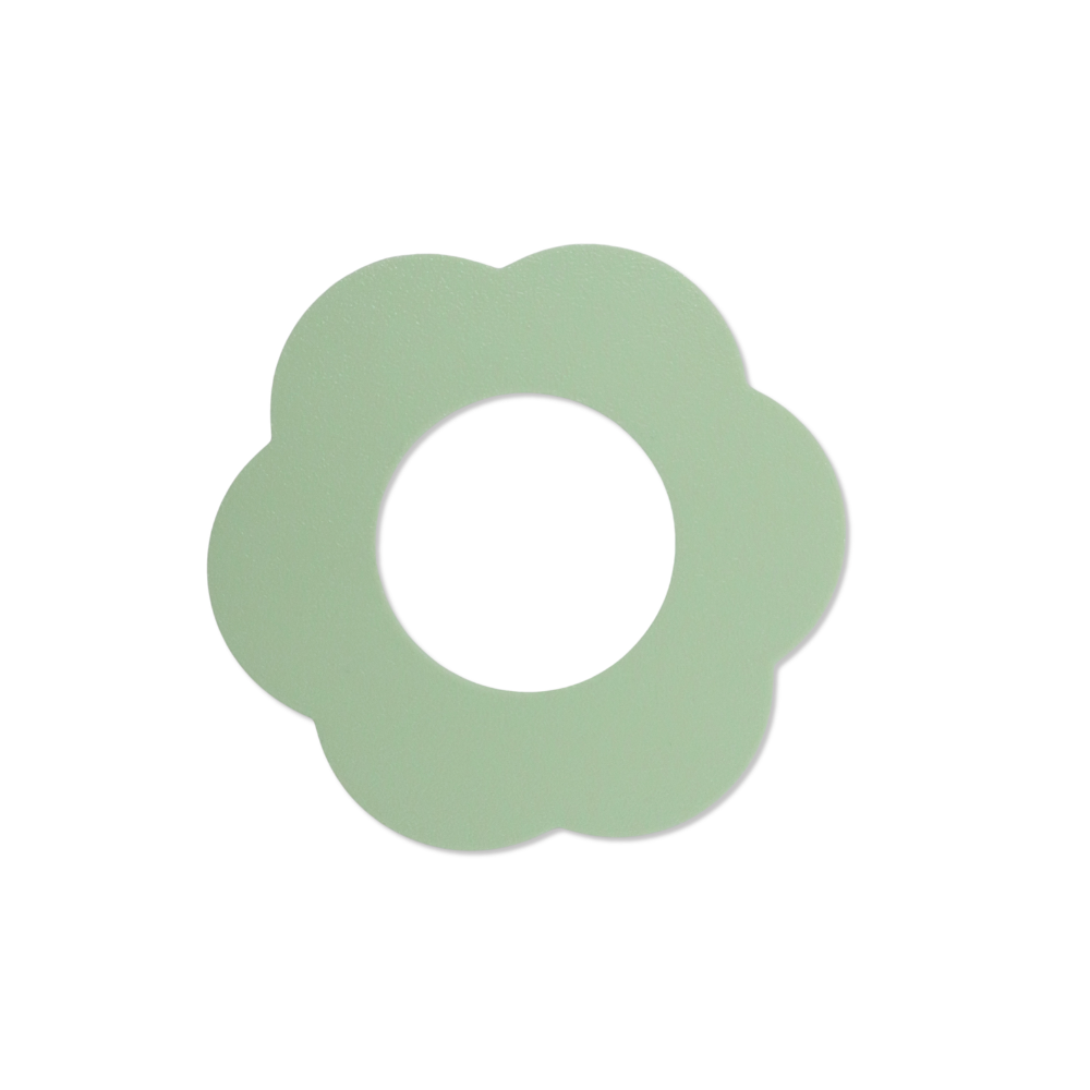 Muuss mint bloem tussenblad voor stijlvolle Joeff galerijwand woonaccessoires