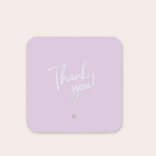 Kaartje bedankt - cadeautje
