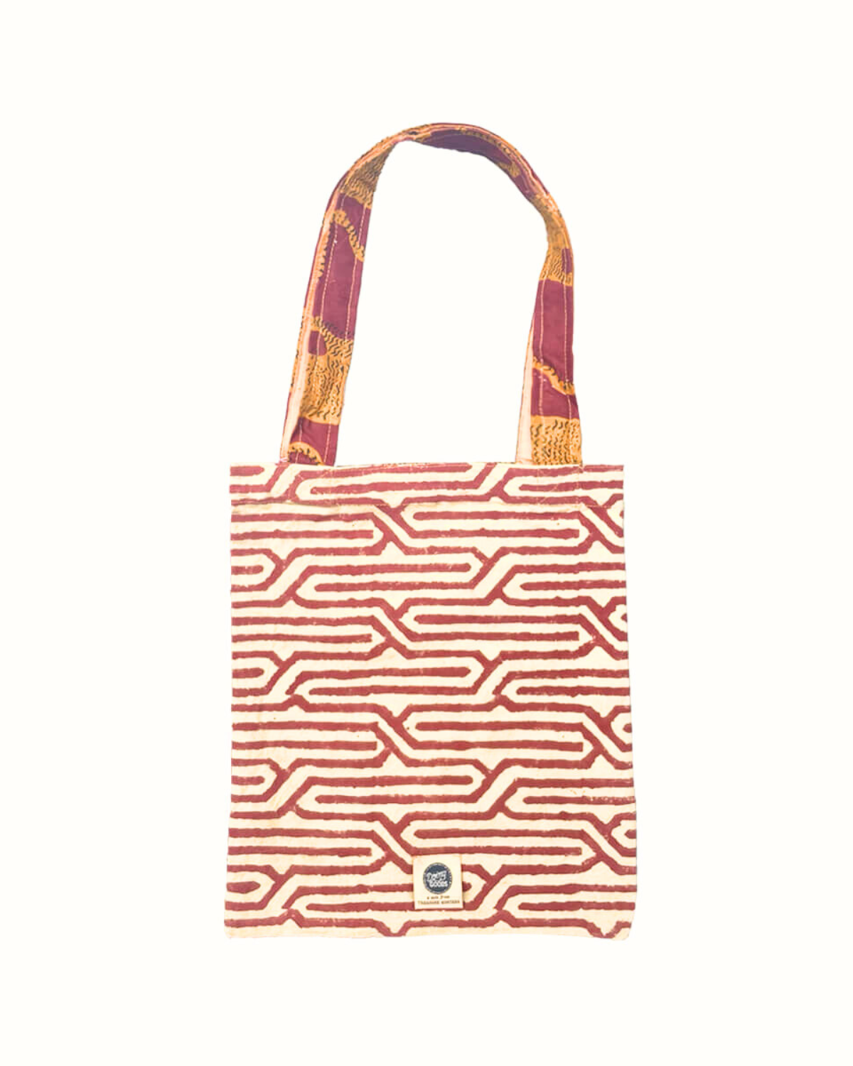 Kleurrijke tote bag tas, handig voor kleine boodschappen mooi als cadeau