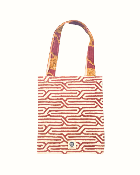 Kleurrijke tote bag tas, handig voor kleine boodschappen mooi als cadeau