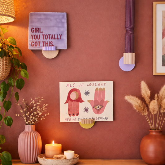 Wanddecoratie basishouder Muuss Joeff galerijwand