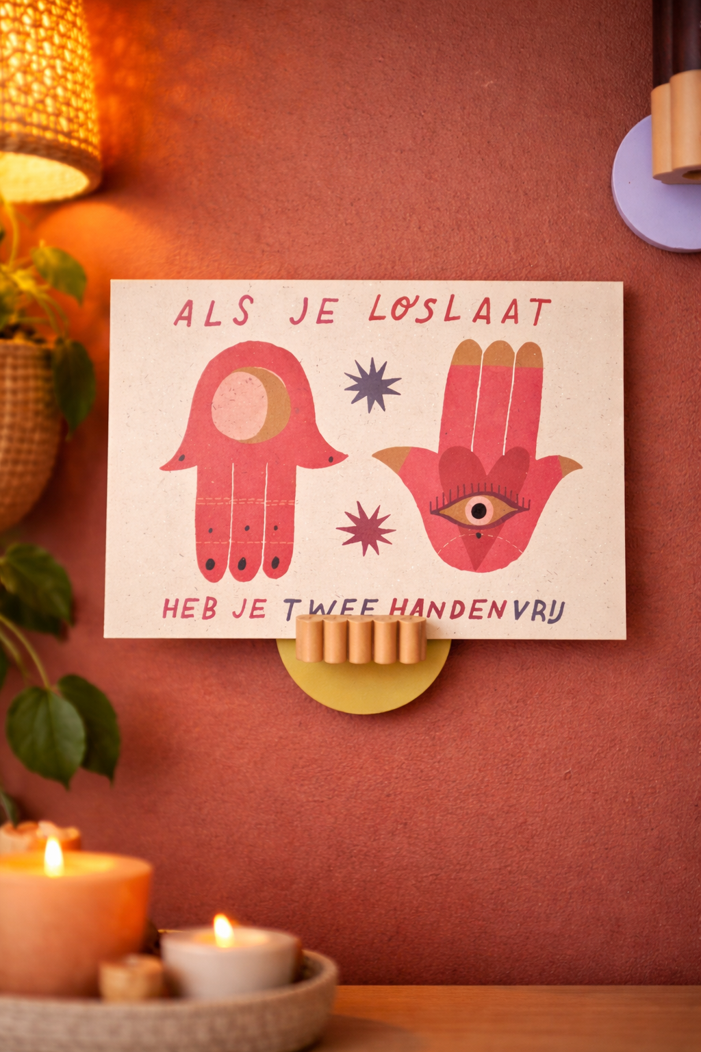 Wanddecoratie kaartenhouder Muuss Joeff