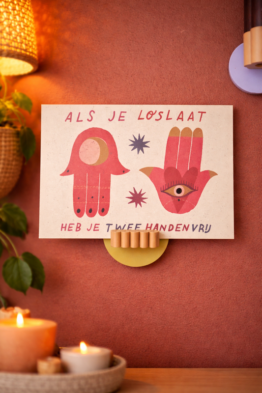 Wanddecoratie kaartenhouder Muuss Joeff