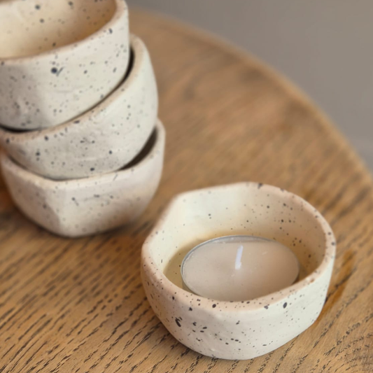 Waxinelichthouder Leef, mooi als cadeau en woonaccessoire