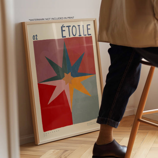 Kate Fox Design poster herfstster | Wanddecoratie | Bij Suus