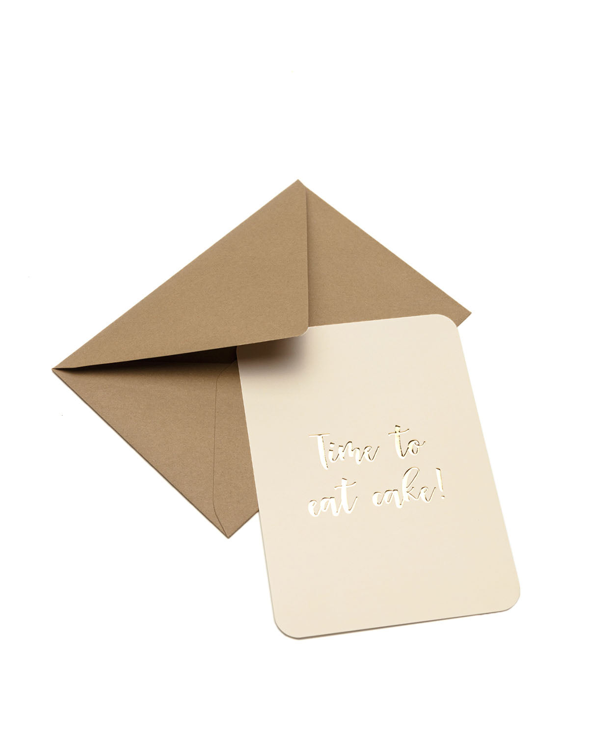 Kaart 'Time to eat cake'