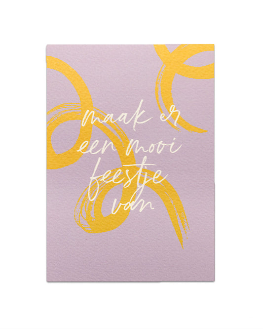 Kaart 'Feestje'
