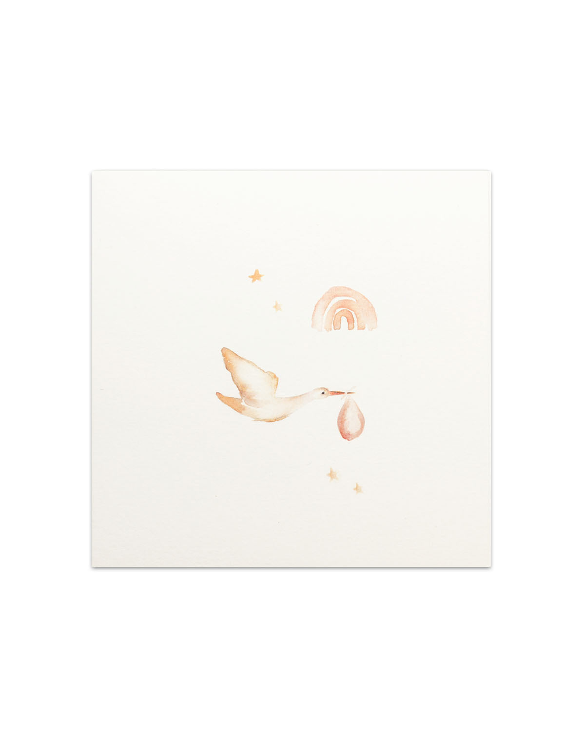 Kaart 'Ooievaar en Regenboog'