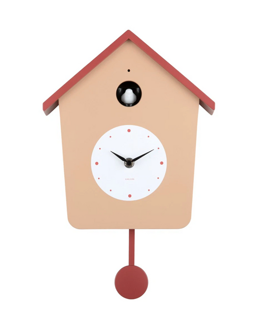 Cuckoo Light klok 'Karlsson' Licht bruin 26,4cm