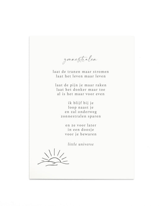 Kaart 'zonnestralen'