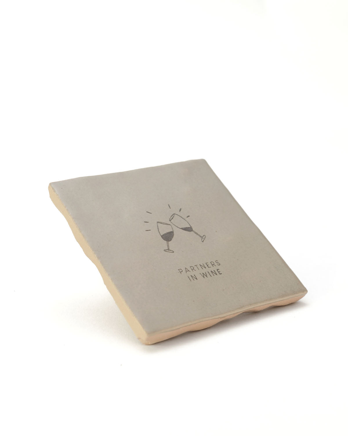 Studio Meuk Tegeltje Keramiek – Partners in Wine Beige