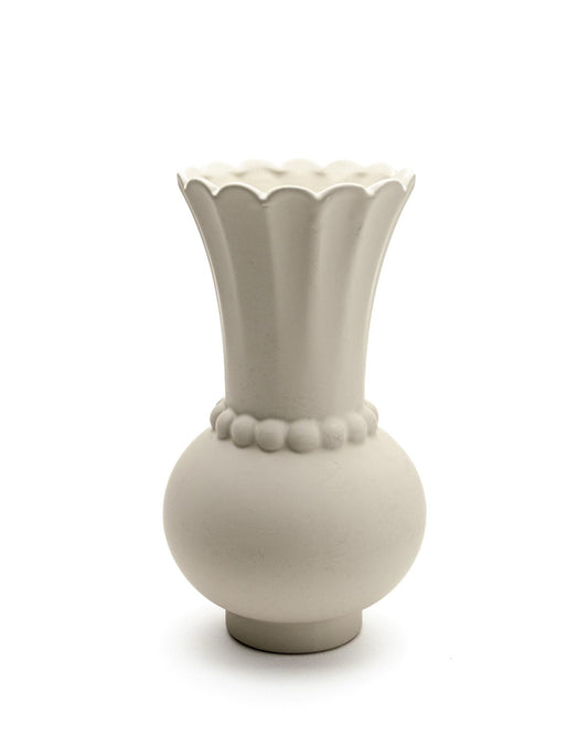 Vaas 'Dolomite' Ivoor 14x14x26cm