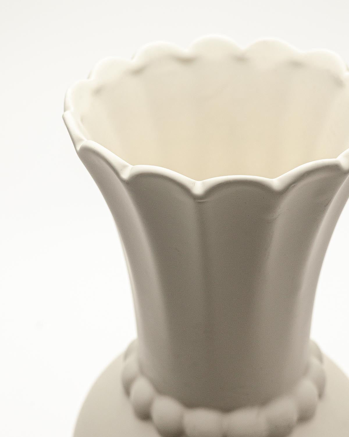 Vaas 'Dolomite' Ivoor 14x14x26cm