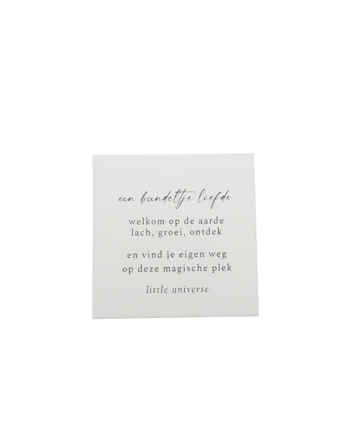 Lijstje - Goud - 5x5cm