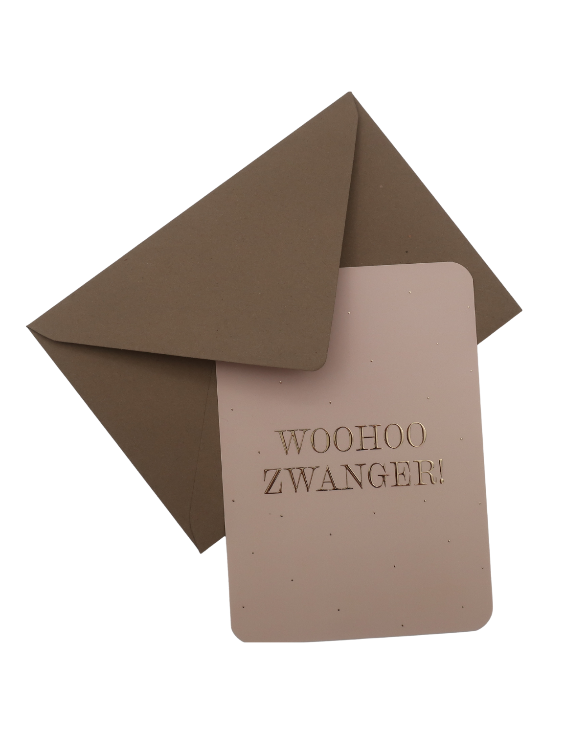 Kaart 'Woohoo zwanger´