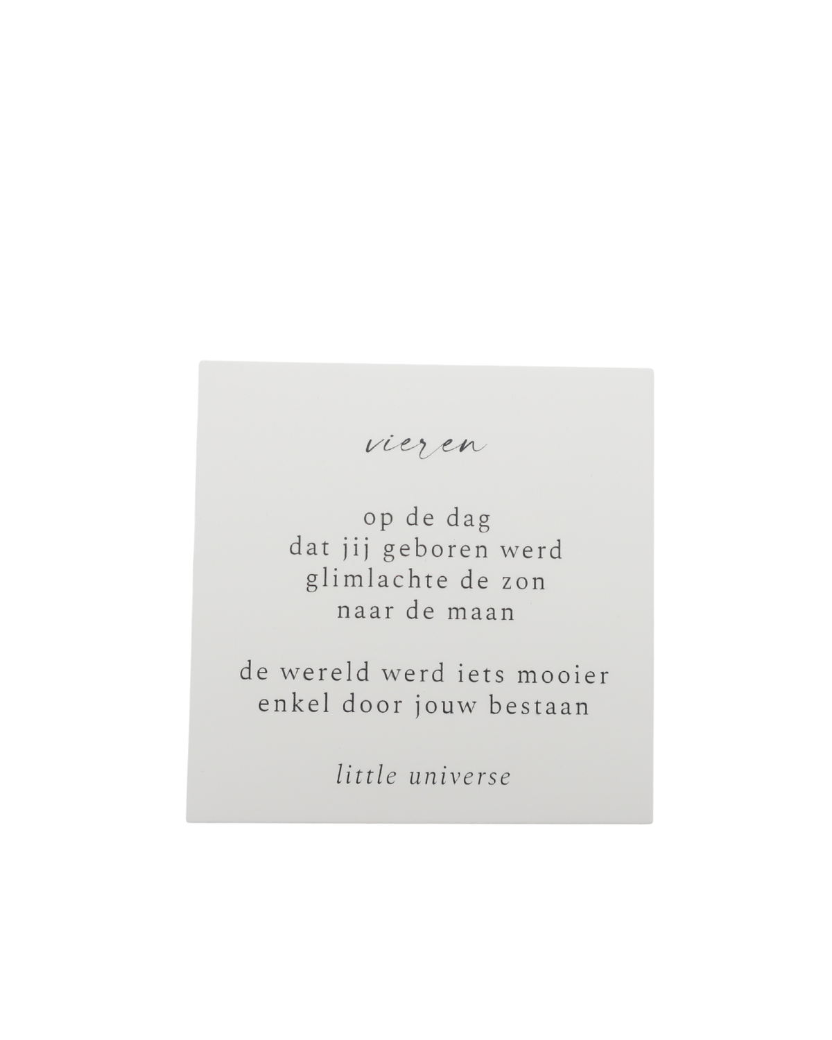 Lijstje - Goud - 5x5cm