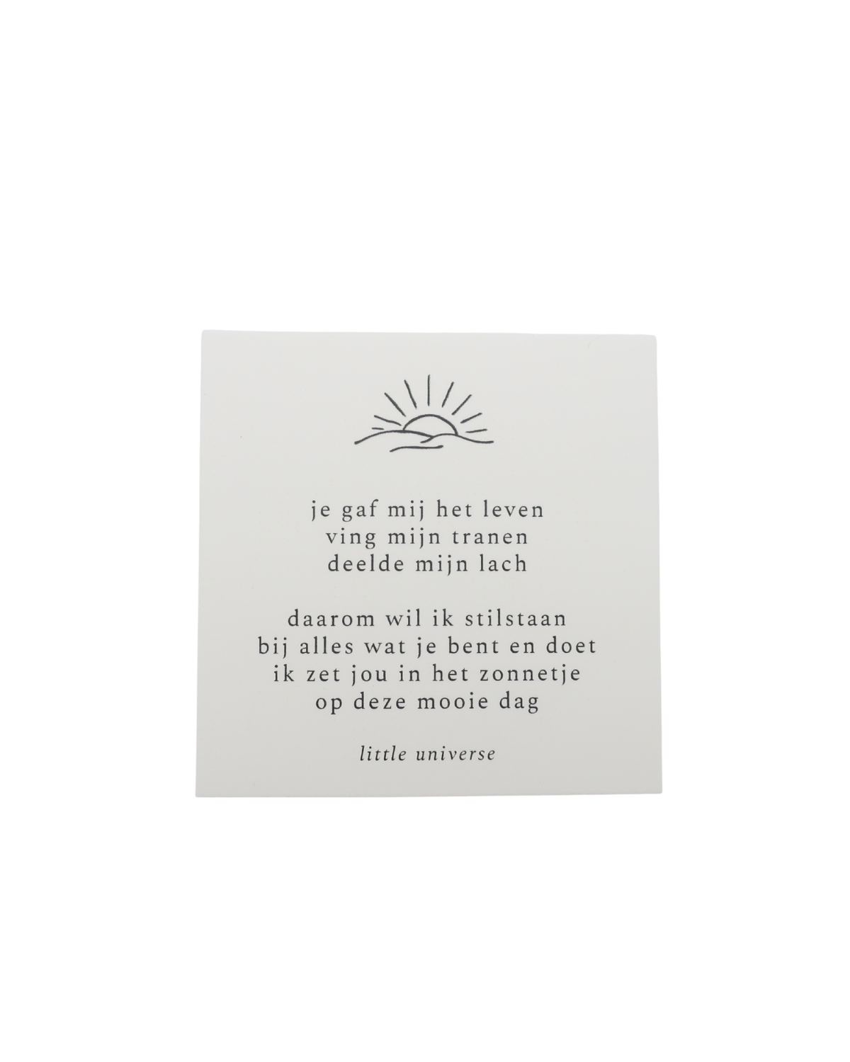 Lijstje - Goud - 5x5cm